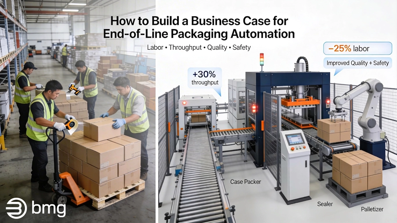 How to Build a Business Case for End-of-Line Packaging Automation (Labor, Throughput, Quality, Safety)